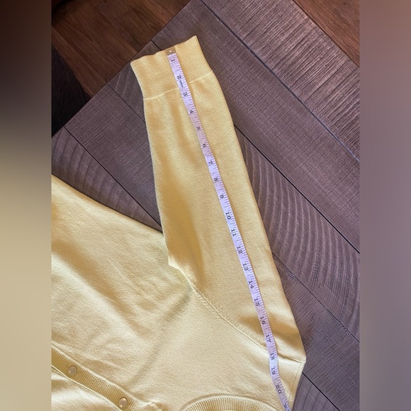 Talbots Pima cotton blend button up sweater cardigan - Picture 8 of 8